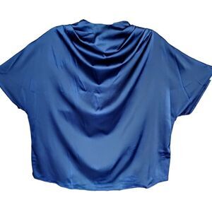 WOMEN'S LARGE STAND COLLAR BATWING SLEEVE SHIRT NWT